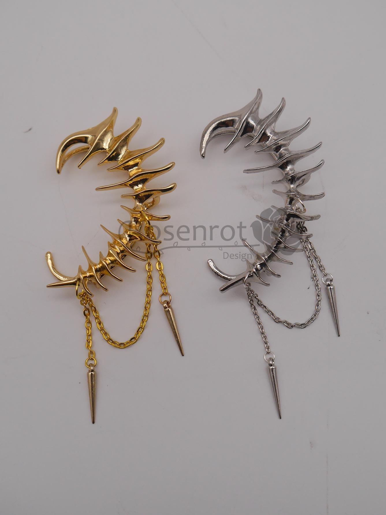 K-Pop Earcuff – Left Ear – Handmade - Ohrring - Fantasy - Gothic