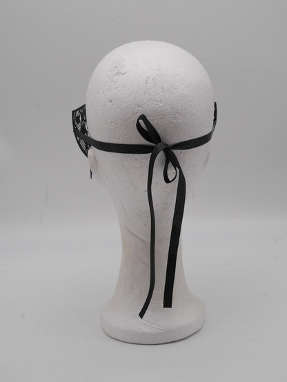 Obsidian Queen – Victorian Gothic Filigree Masquerade Mask