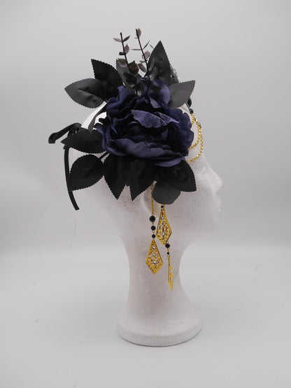Dark romantic gothic headpiece - vampire diadem - mystic fairy Crown