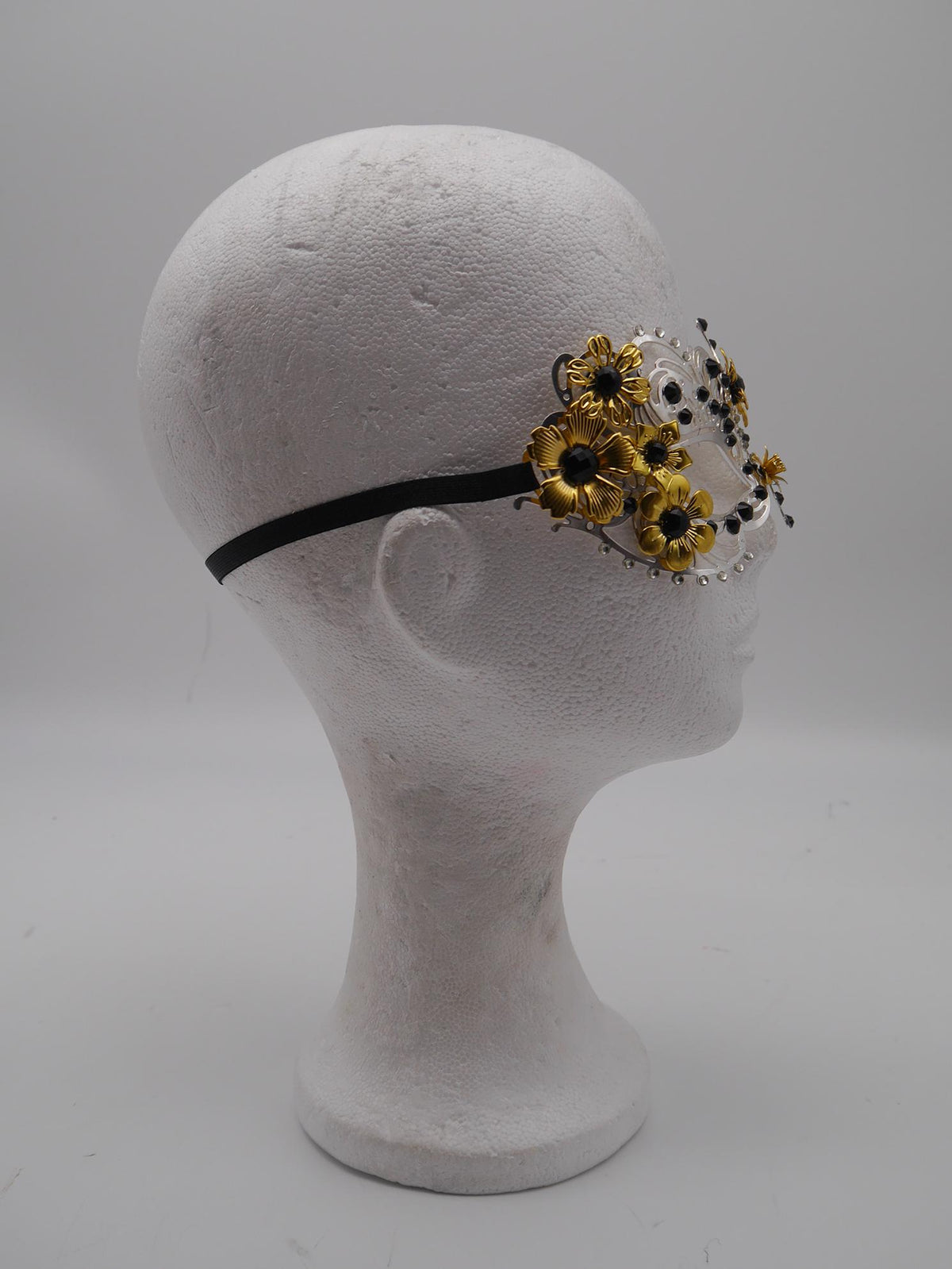 Handmade Victorian Mask – Filigree Metal Masquerade Mask (Bridgerton-Inspired) Gothic Filigree Masquerade