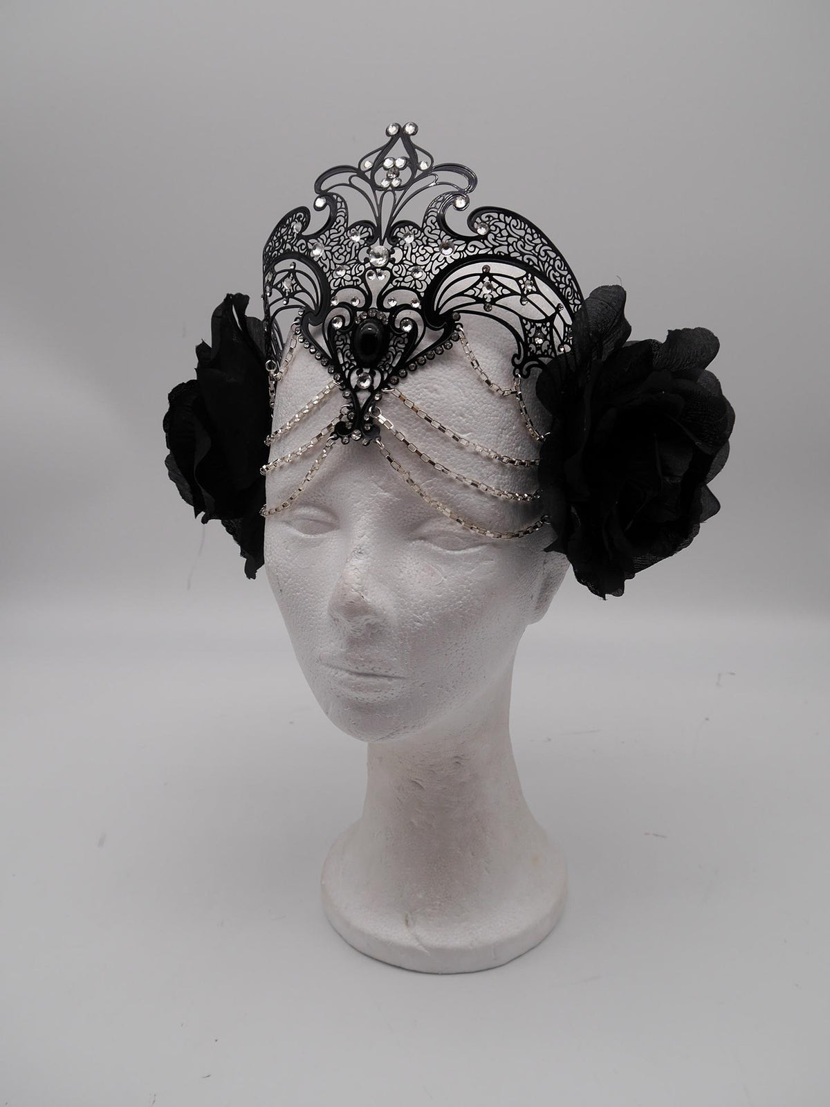 Dark romantic gothic headpiece - vampire diadem - mystic fairy Crown