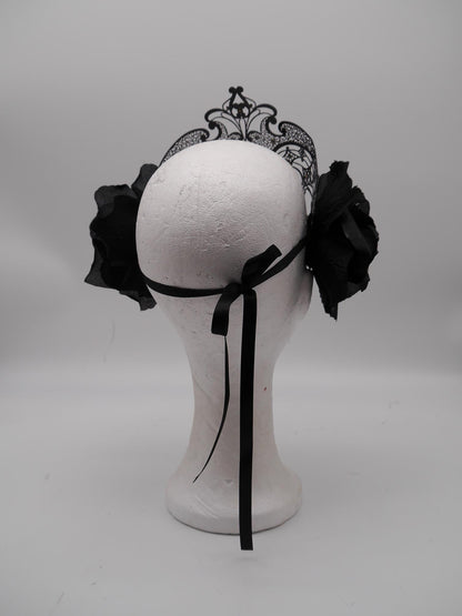 Dark romantic gothic headpiece - vampire diadem - mystic fairy Crown