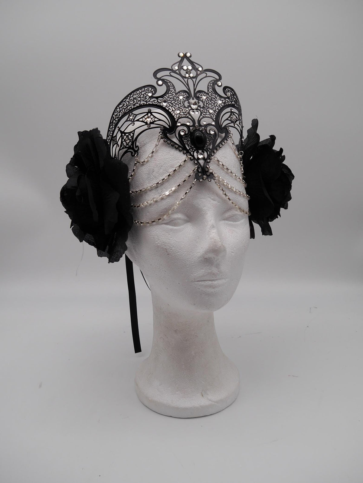 Dark romantic gothic headpiece - vampire diadem - mystic fairy Crown