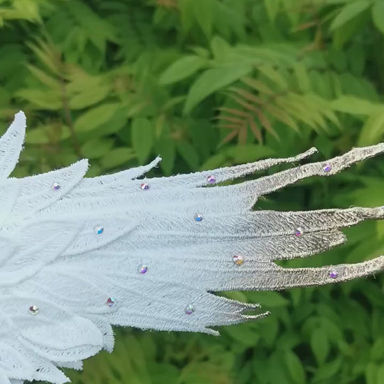 gothic Wing Headdress ~ Wing ~ Fantasy ~ Headpiece