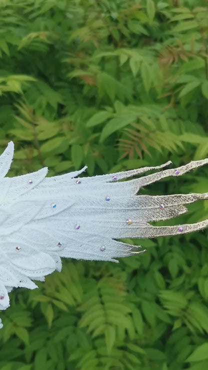 gothic Wing Headdress ~ Wing ~ Fantasy ~ Headpiece