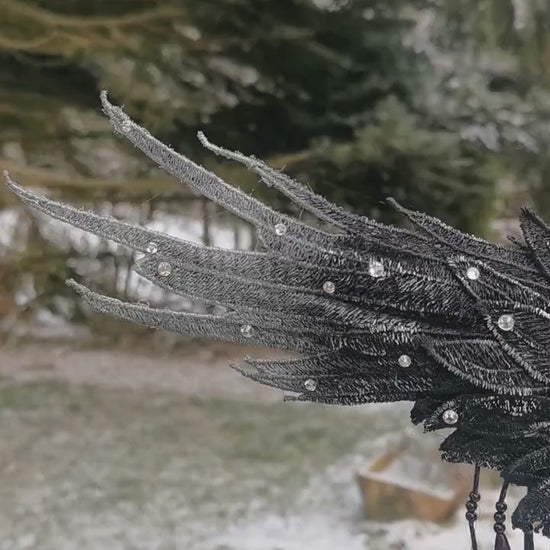 gothic Wing Headdress ~ Wing ~ Fantasy ~ Headpiece