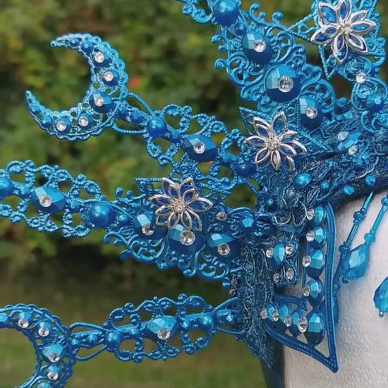 Celestial Moon Crown ~ Nyx Collection ~ Halo - Moonshine headpiece - Royal gloriole -